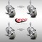 Service Caster 3.5 Inch SS Gray Polyurethane Swivel 10mm Threaded Stem Caster Set Brake SCC SCC-SSTS20S3514-PPUB-TLB-M1015-4 - alternate 5
